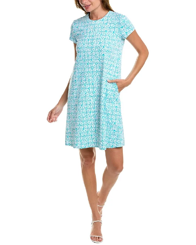 jersey mini dress-J.McLaughlin Cap Sleeve Swing Catalina Cloth Mini Dress