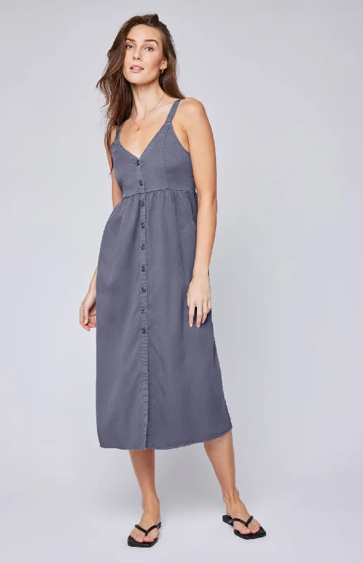 sleeveless wrap midi dress-Jane Midi Dress