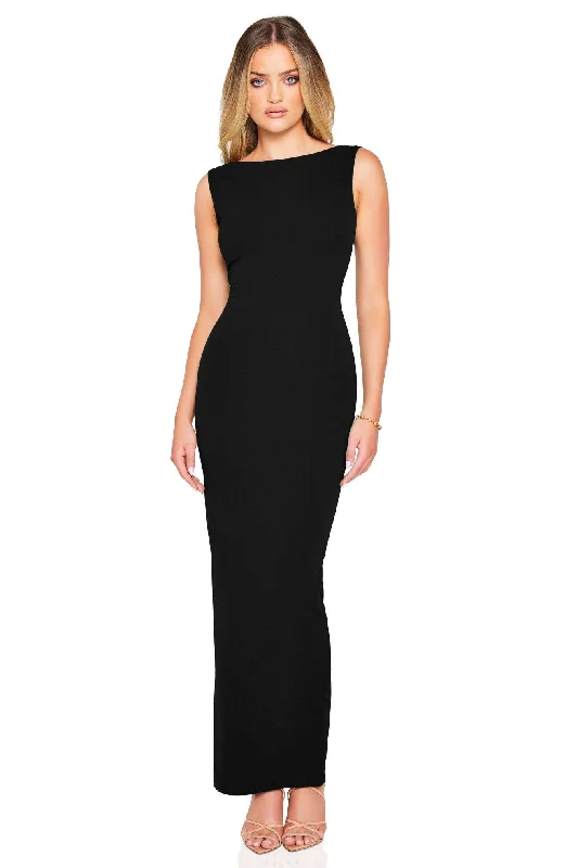 trendy maxi dress-Nookie Bliss Maxi Dress - Black