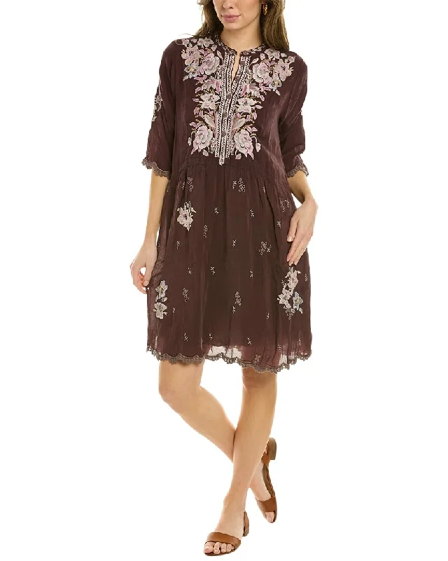 birthday mini dress-Johnny Was Triana Tunic Mini Dress