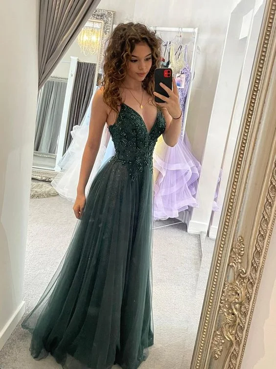 elegant formal evening dress-green prom dress Formal Gown      S3780