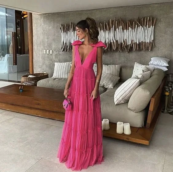 off-the-shoulder evening dress-Long Prom dress, Evening dresses, reception dress     S976