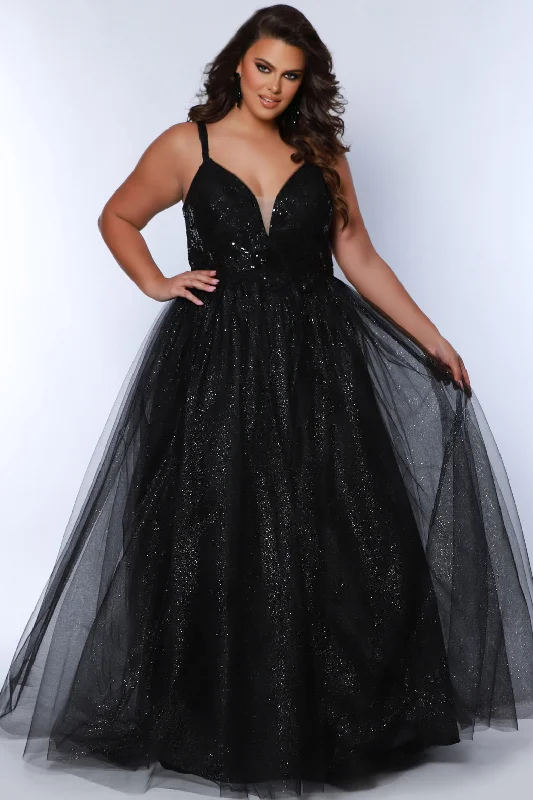 fishtail evening dress-Midnight Mantra Ballgown