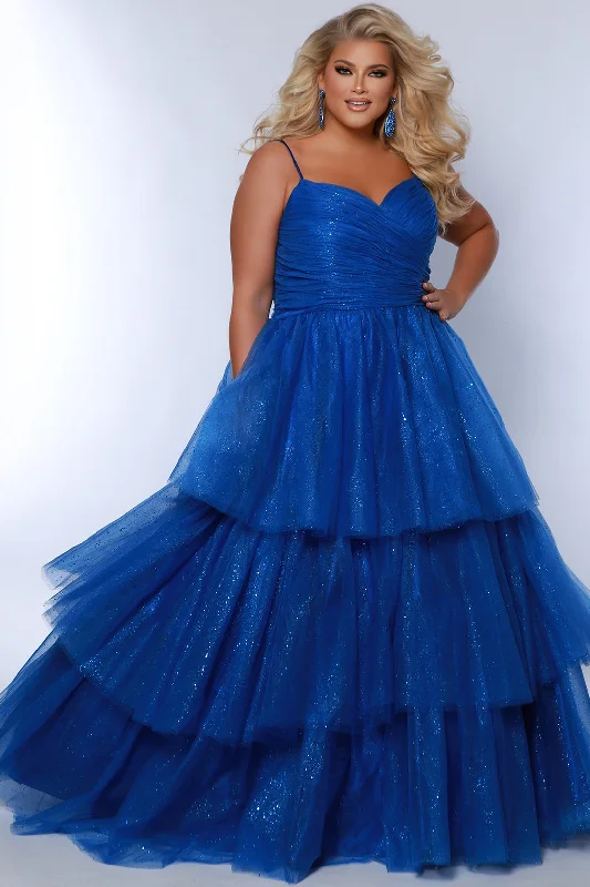 vintage-inspired evening dress-Top Tier Prom Ball Gown