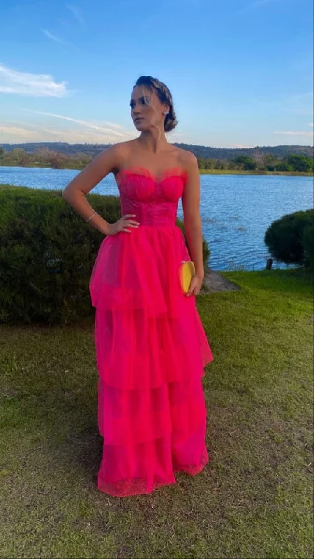 chiffon evening gown-Sexy Prom Dresses Long Party Gown     S799